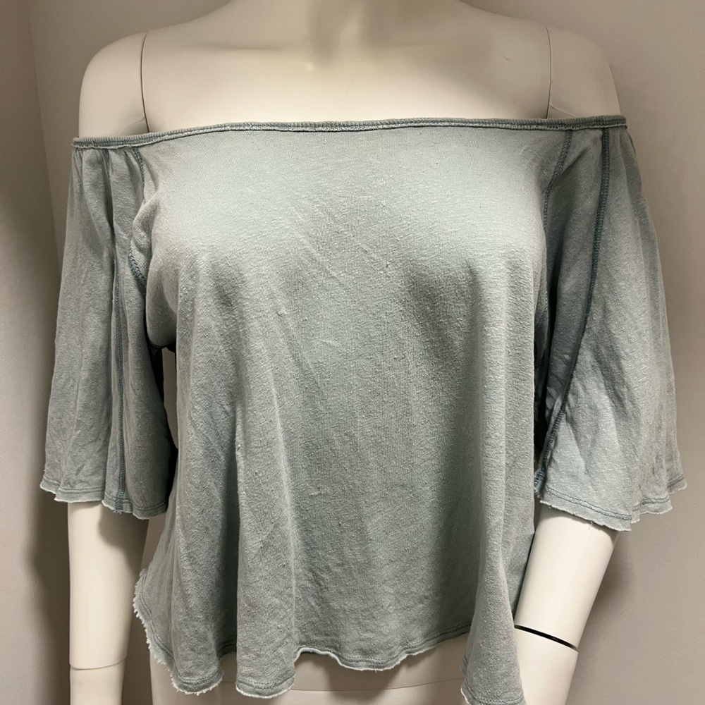 Free people off the shoulder shirt